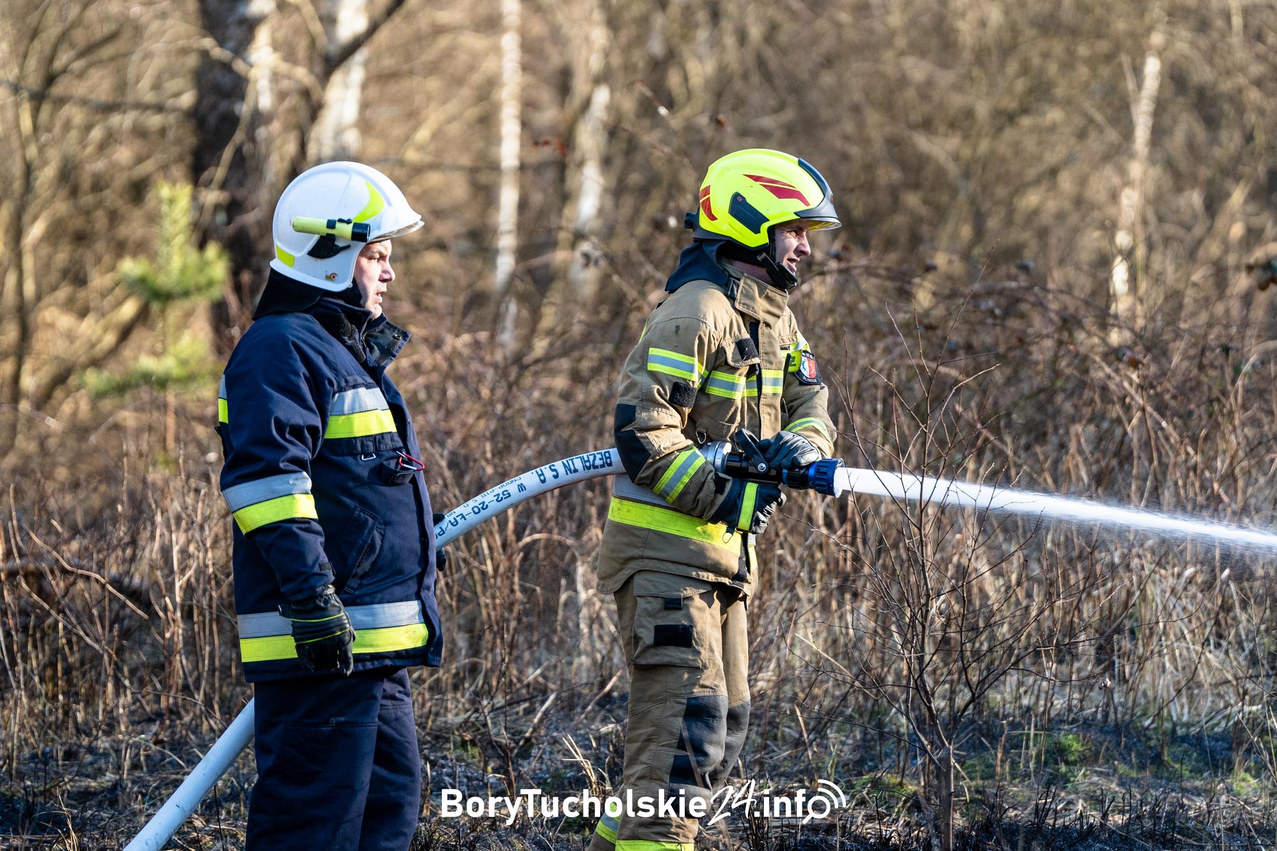 Pożar w lesie w Nadleśnictwie Woziwoda (FOTO)