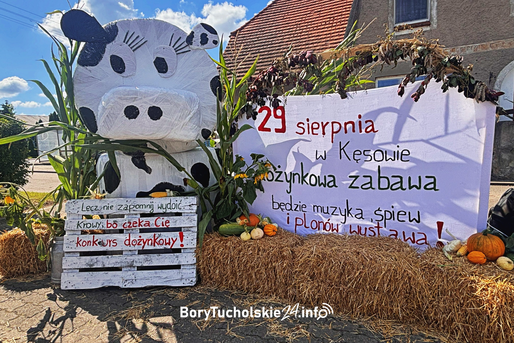 Witacze dożynkowe w gminie Kęsowo (FOTO)