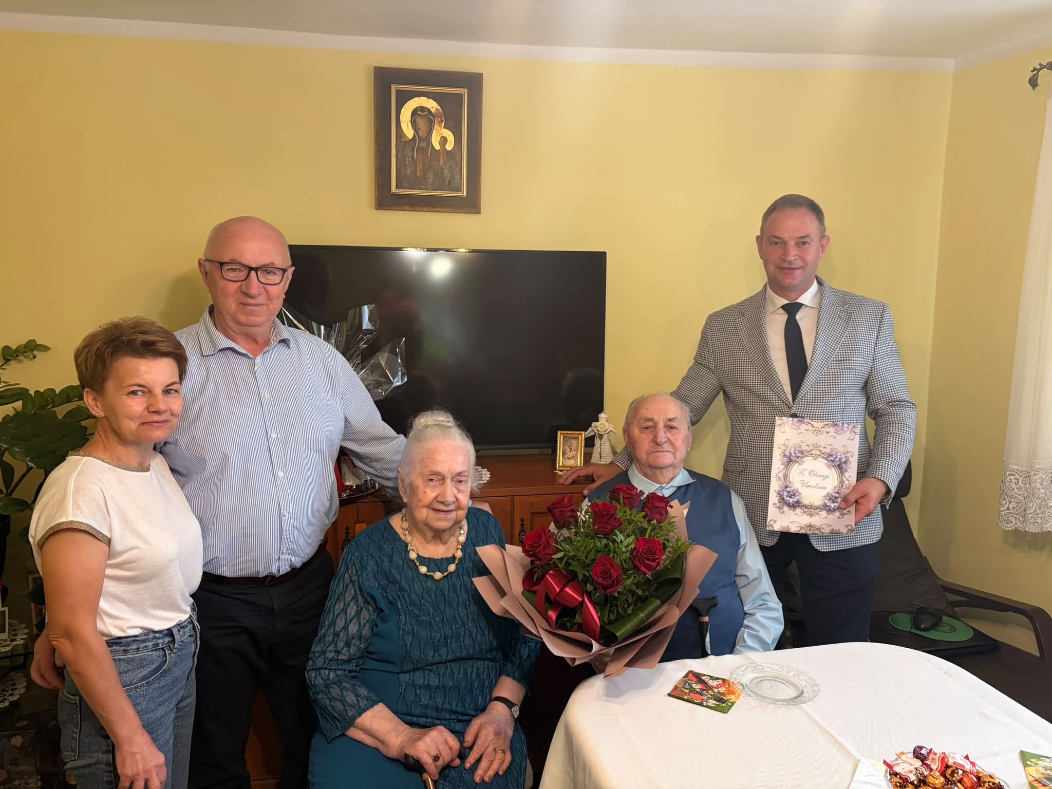 Jan Lewandowski ze Śliwic świętował 95. urodziny