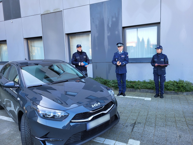 Policjanci podsumowali 2024 rok. Do komendy w Tucholi trafił nowy radiowóz