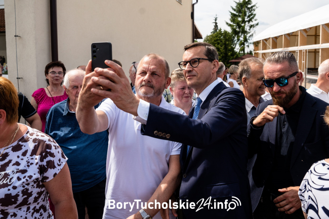 Mateusz Morawiecki w gminie Śliwice (FOTO, WIDEO)