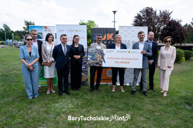 Trzy i pół miliona pożyczki dla ZUK w Czersku. Między innymi na modernizację oczyszczalni (FOTO, WIDEO)