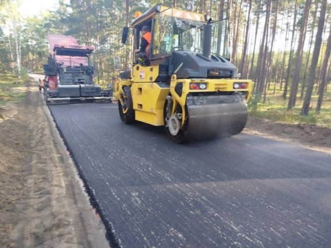 Prace na drodze Kurcze-Bagna idą do przodu