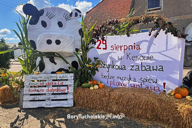 Witacze dożynkowe w gminie Kęsowo (FOTO)