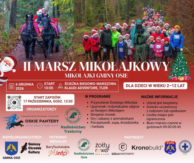 Pod naszym patronatem. Druga edycja Marszu Mikołajkowego